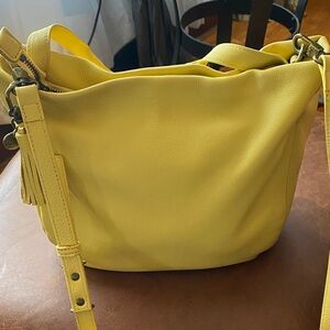 The Sak Sunny Yellow Shoulder Bag
